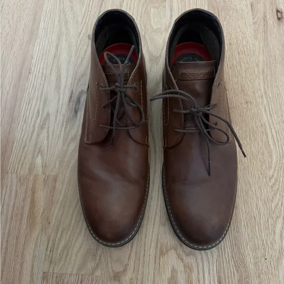 Rockport Classic Break Leather Chukka Boots Shoes Mens Size 11.5 Brown