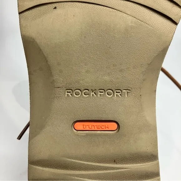 Rockport tan leather chukka boots size 10.5