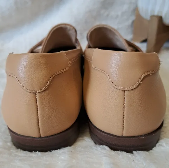 Rockport Trutech Susana Penny Loafer Flat Tan Leather Women's Size 9 NEW