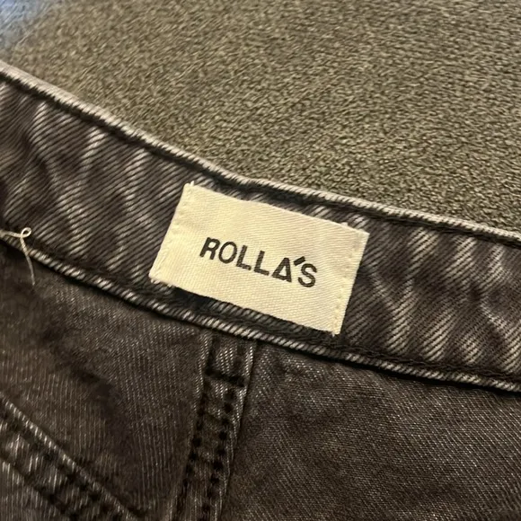 Rolla’s Classic Straight Jeans in Vintage Black