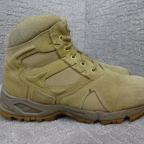 Rothco Steel Shank Men's Size 11R Desert Tan Suede Lace up Boots 5368