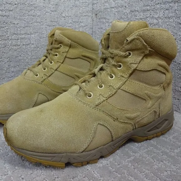 Rothco Steel Shank Men's Size 11R Desert Tan Suede Lace up Boots 5368