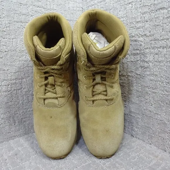 Rothco Steel Shank Men's Size 11R Desert Tan Suede Lace up Boots 5368