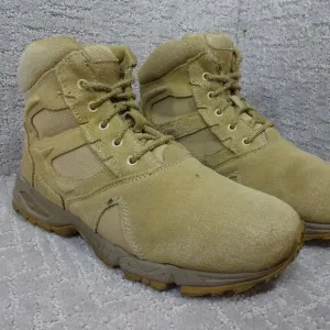 Rothco Steel Shank Men's Size 11R Desert Tan Suede Lace up Boots 5368