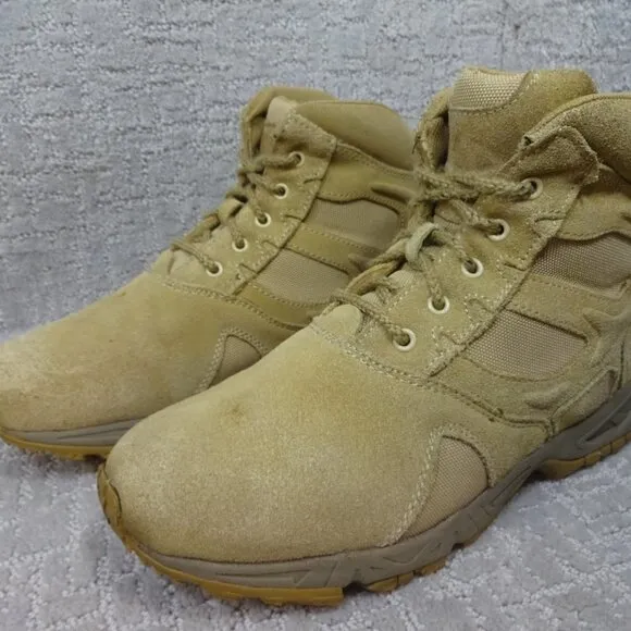 Rothco Steel Shank Men's Size 11R Desert Tan Suede Lace up Boots 5368