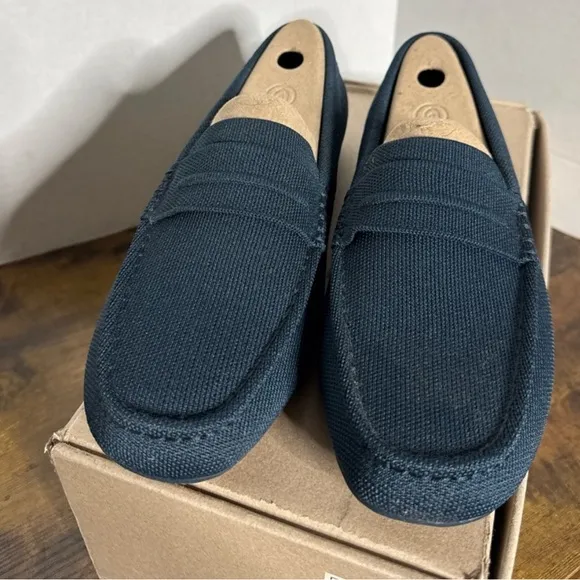 Rothy's Blue Loafers Slip-Ons Modern Design