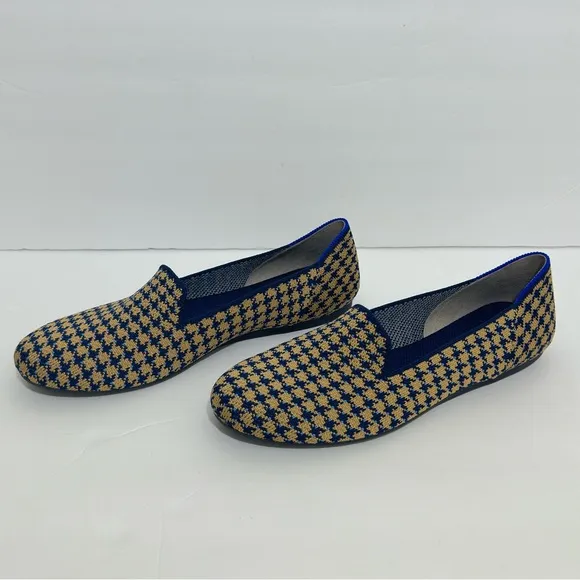 Rothy’s || RETIRED Woman’s Sapphire and Camel Loafers NIB Size 9