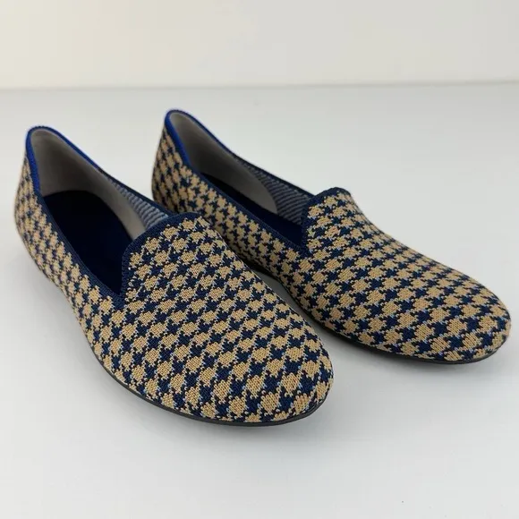Rothy’s || RETIRED Woman’s Sapphire and Camel Loafers NIB Size 9