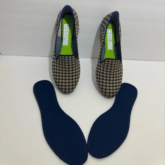 Rothy’s || RETIRED Woman’s Sapphire and Camel Loafers NIB Size 9