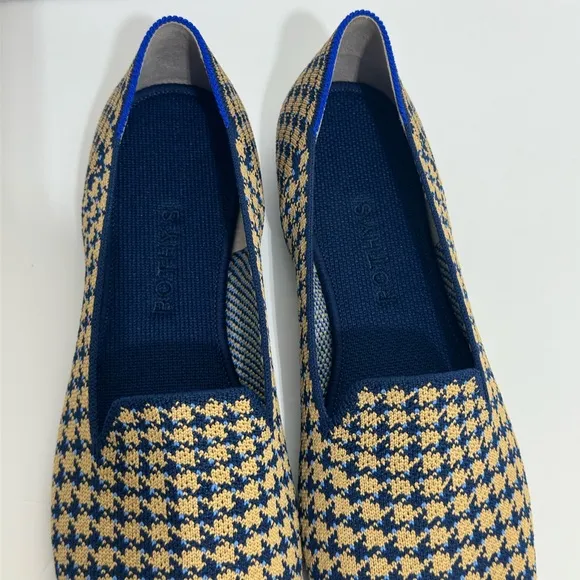 Rothy’s || RETIRED Woman’s Sapphire and Camel Loafers NIB Size 9