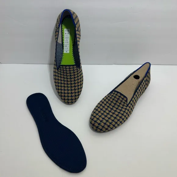 Rothy’s || RETIRED Woman’s Sapphire and Camel Loafers NIB Size 9
