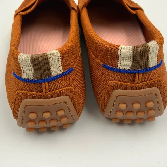 Rothy’s The Drivers Loafers Cognac Flat Slip-On. Women’s Size 9.