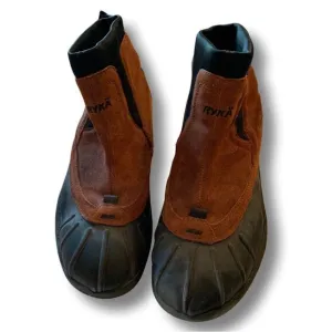 Ryka Suede &amp; Rubber Boots Brown/Black size 11