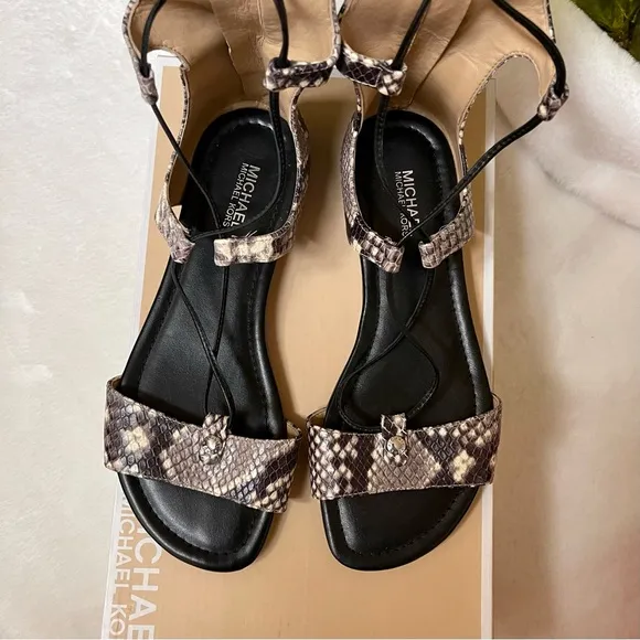 ✅SALE “Michael Kors” Tall Flat Gladiator Sandals