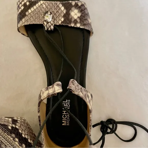 ✅SALE “Michael Kors” Tall Flat Gladiator Sandals
