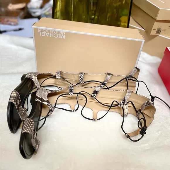 ✅SALE “Michael Kors” Tall Flat Gladiator Sandals