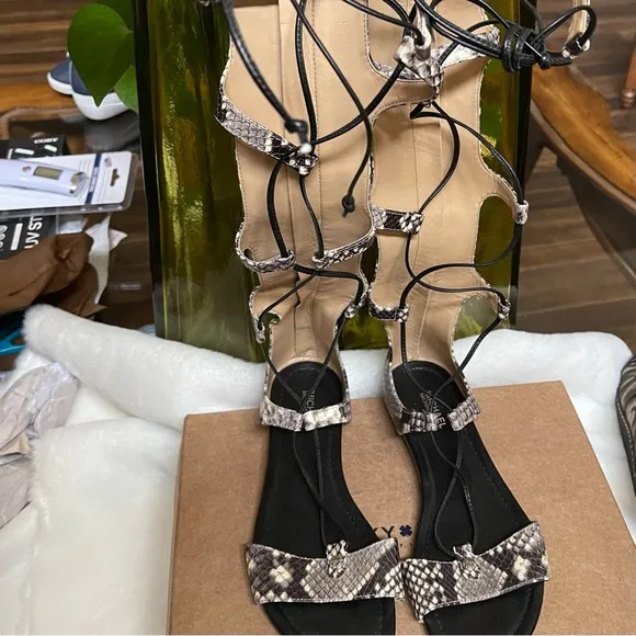 ✅SALE “Michael Kors” Tall Flat Gladiator Sandals
