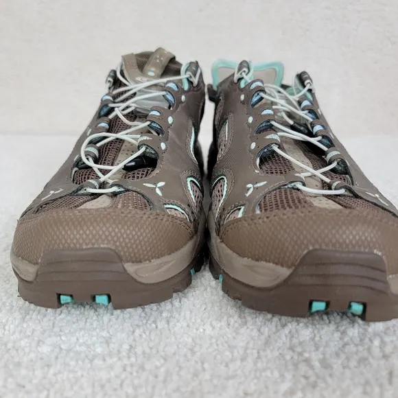 Salomon Brown/Aqua Techamphibian Trail Hiking Waterproof Sneaker/Sandals Sz 7