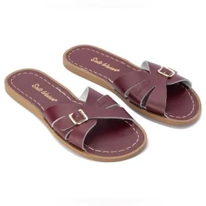Saltwater Sandal Classic Slide Adult women’s  Size 8 Claret
