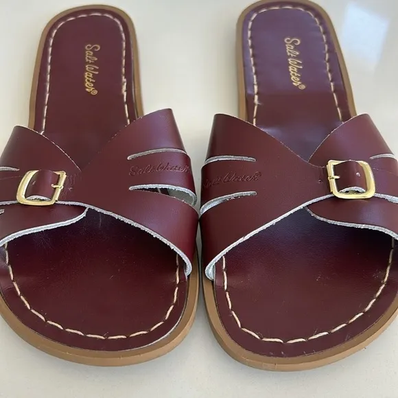 Saltwater Sandal Classic Slide Adult women’s  Size 8 Claret