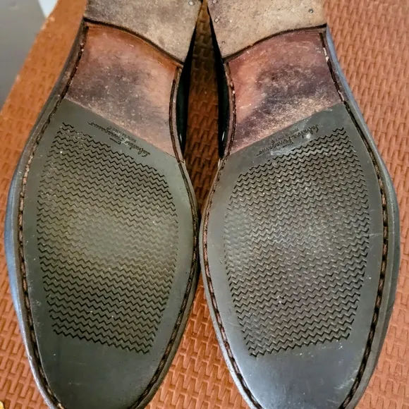 Salvatore Ferragamo Black Leather Women's Loafers 7.5