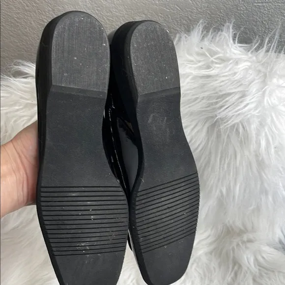 Salvatore Ferragamo Black Patent Leather Loafers