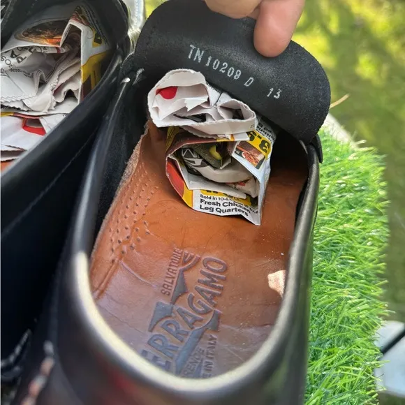 Salvatore Ferragamo. Designed for the modern man, these slip-ons feature