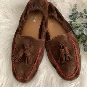 SALVATORE FERRAGAMO FABRIZIO LEATHER TASSEL LOAFERS