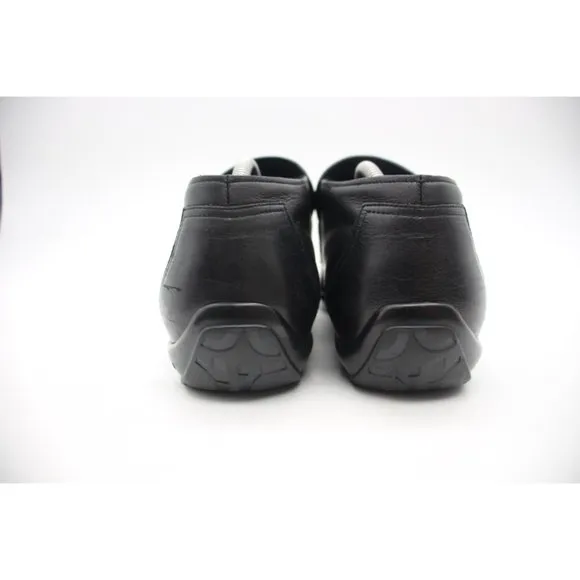 Salvatore Ferragamo Men's Size 9 EE Black Leather Gancini Buckle Loafers