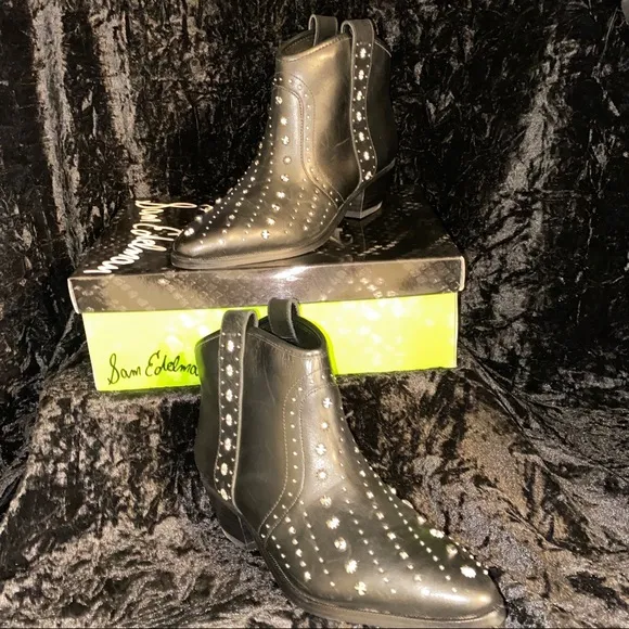 Sam Edelman Brian Western Style Studded Bootie