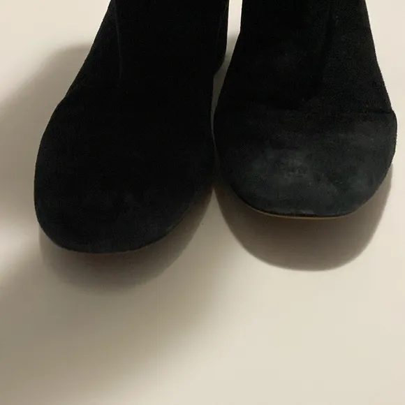 Sam Edelman Elina Over-the-Knee Black Suede Boots Size 10