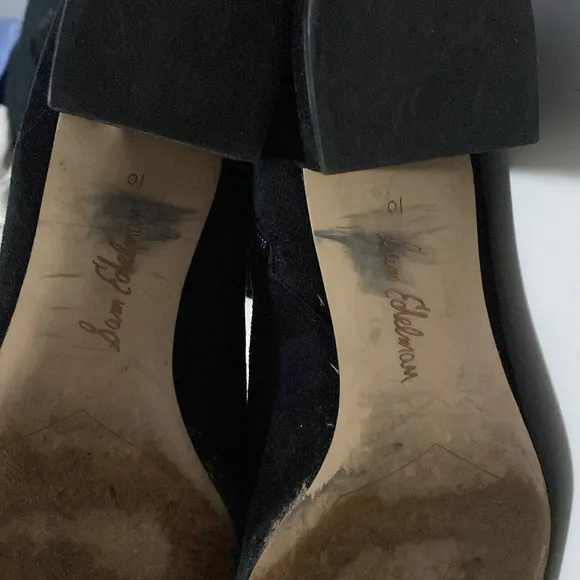 Sam Edelman Elina Over-the-Knee Black Suede Boots Size 10