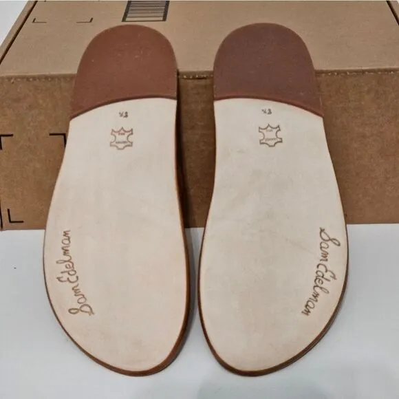 Sam Edelman, Genuine leather flat sandals. NEW-SIZE 8.5