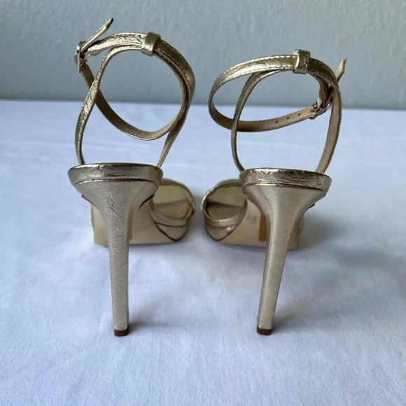 Sam Edelman Jade gold leaf high heel sandals