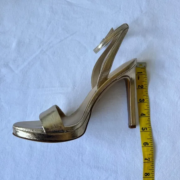 Sam Edelman Jade gold leaf high heel sandals