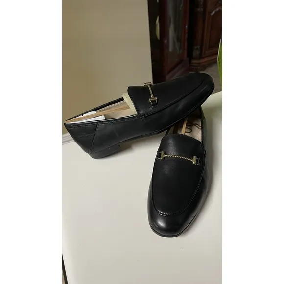 Sam Edelman Lior black leather women's loafers size 6.5