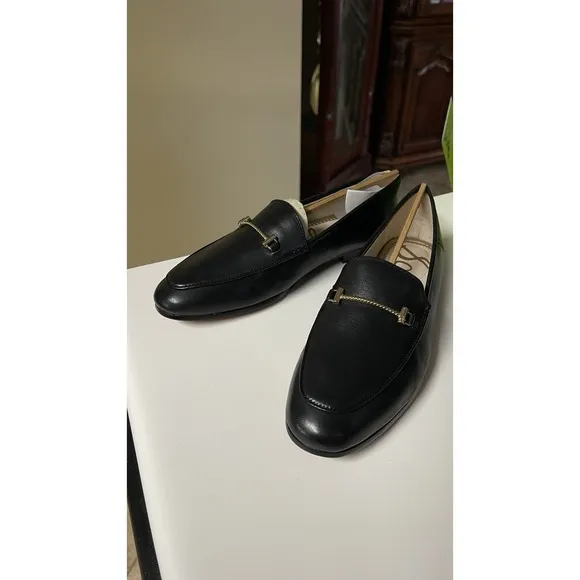 Sam Edelman Lior black leather women's loafers size 6.5