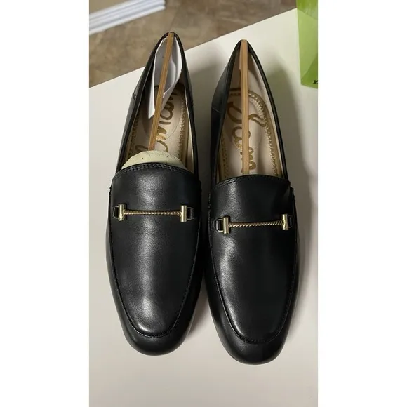 Sam Edelman Lior black leather women's loafers size 6.5