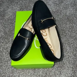 Sam Edelman Loafers Black Leather 8.5