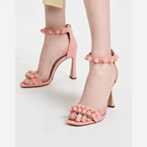Sam Edelman Luella Embellished High Heel Sandals Canyon Clay -8.5 NIB