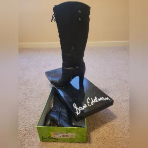 Sam Edelman size 8 S-ANFORD-BLAXK LTHR women's boots