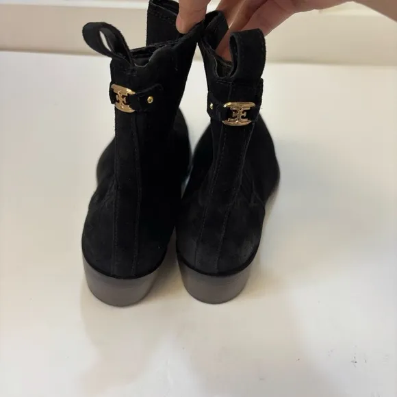 Sam Edelman Womens Bronson Chelsea Boots Suede Sz 8.5