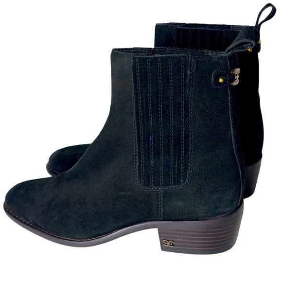 Sam Edelman Women’s Bronson Suede Classic Pull On Bootie Boots