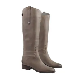 Sam Edelman Womens Penny Boots Size 7.5 Tall Tan Leather Low Heel Boho