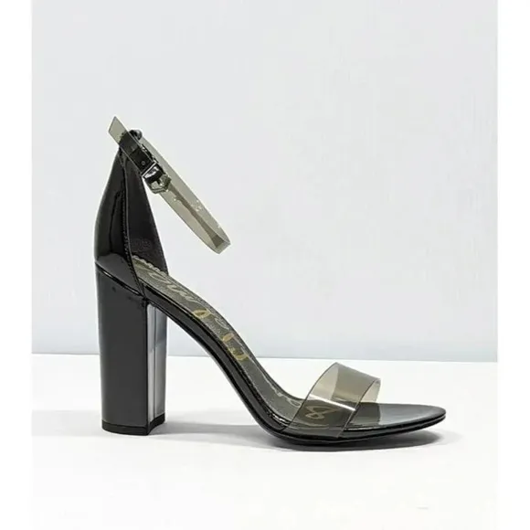 Sam Edelman Women's Yaro Sheer Ankle Strap High-Heel Sandals Size 8.5 MSRP $120