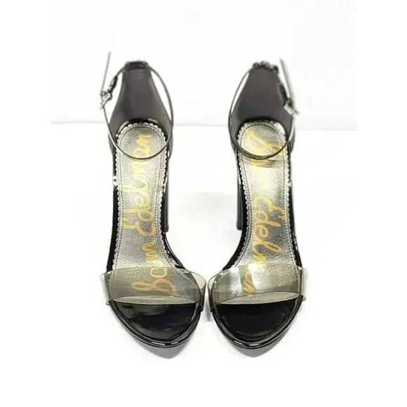 Sam Edelman Women's Yaro Sheer Ankle Strap High-Heel Sandals Size 8.5 MSRP $120
