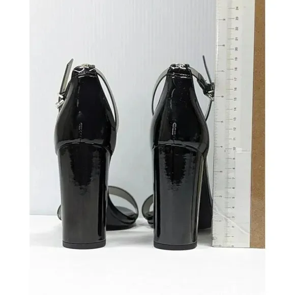 Sam Edelman Women's Yaro Sheer Ankle Strap High-Heel Sandals Size 8.5 MSRP $120