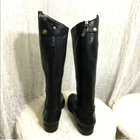 Sam Eldeman Penny Leather Tall Riding Boots Size 9.5M