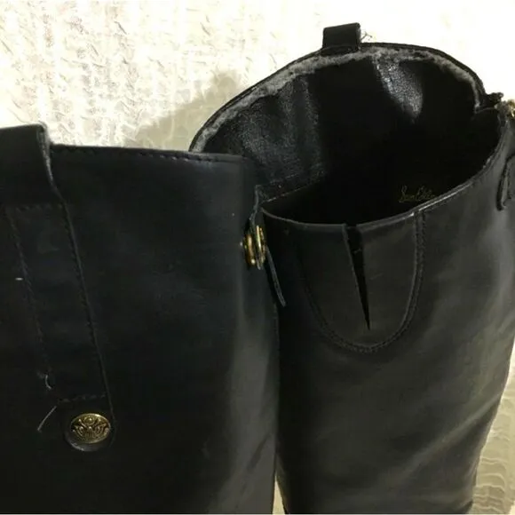 Sam Eldeman Penny Leather Tall Riding Boots Size 9.5M