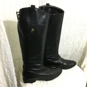 Sam Eldeman Penny Leather Tall Riding Boots Size 9.5M